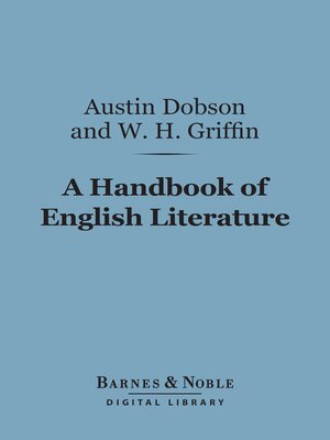cover image of A Handbook of English Literature (Barnes & Noble Digital Library)